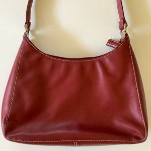 Charter Club Red Vintage Leather handbag Purse